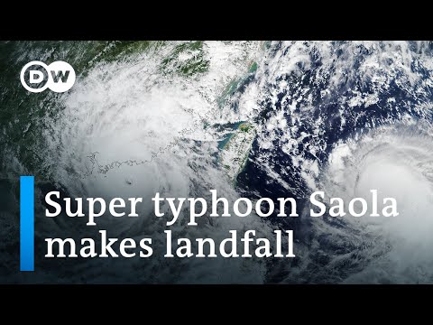 Super typhoon Saola batters Hong Kong and China | DW News