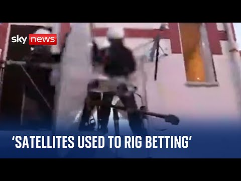 Police stop group suspected of using satellites to get ahead of betting shops