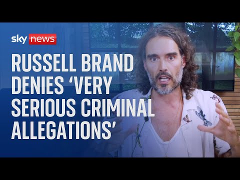 Russell Brand denies ‘serious criminal allegations’ he claims will be made against him