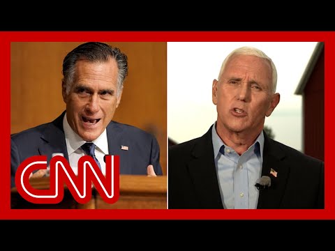 Romney claims Pence behaved ‘ungodly’ as VP. Hear Pence’s response