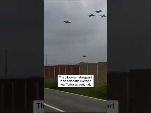 Pilot ejects himself seconds before crash
