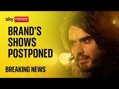 BREAKING: Russell Brand’s live shows postponed