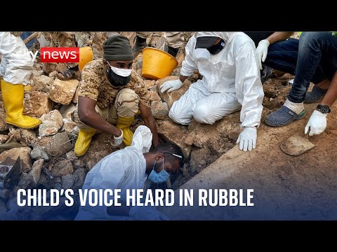Libya floods: Volunteer hears screams under rubble
