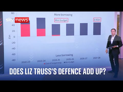 UK economy: Liz Truss defends her record but does it add up?
