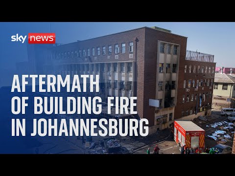 Watch live: Aftermath of Johannesburg building fire