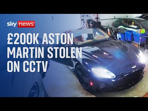 CCTV: £200,000 Aston Martin stolen in violent robbery