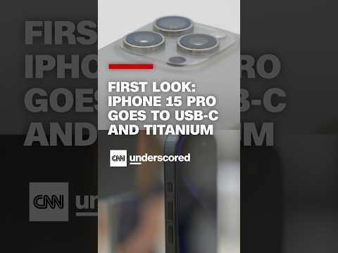 iPhone 15 Pro goes to USB-C and titanium