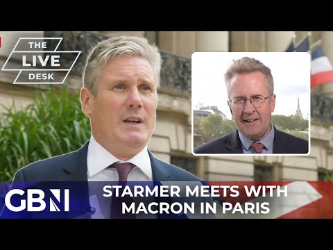 Keir Starmer ‘trying to construct personal relationship’ with Emmanuel Macron’ ahead of election