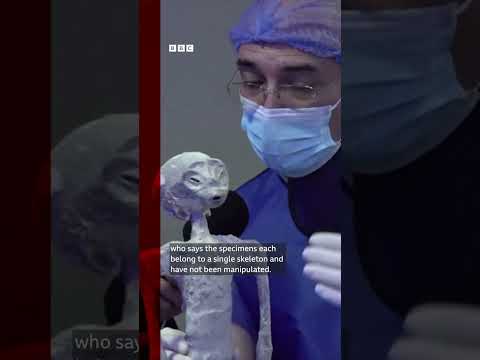 These “alien bodies” have had lab tests in Mexico #Shorts #Aliens #BBCNews https://bbc.in/3rhVMug