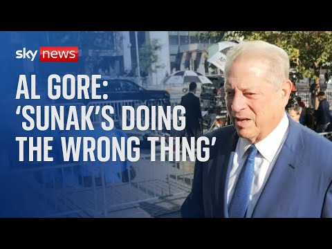 Al Gore calls out Rishi Sunak’s ‘unfortunate’ net zero move