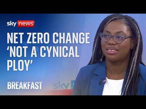 Kemi Badenoch: Net zero change ‘not a cynical ploy’
