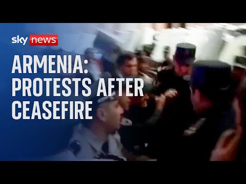 Nagorno-Karabakh: Protests in Armenia despite ceasefire