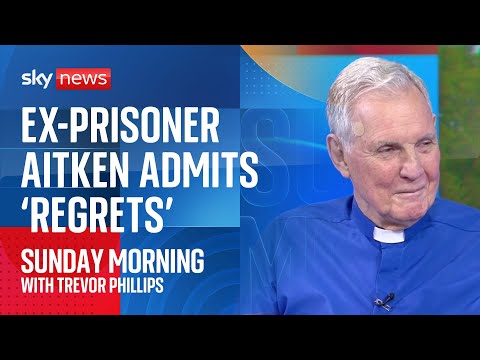 Jonathan Aitken, ex-politician and prisoner, admits ‘regrets’