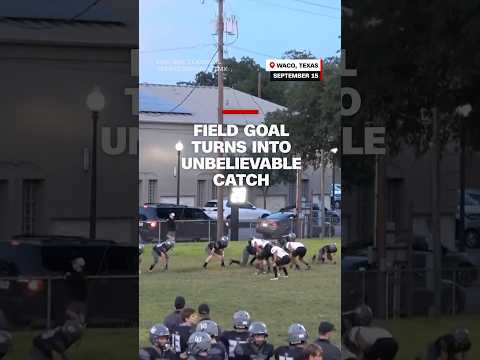 Field goal turns into unbelievable catch