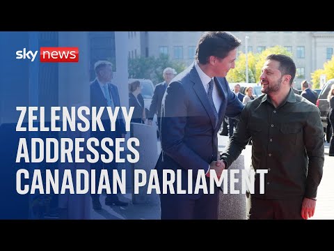 Watch live: President Zelenskyy addresses the Canadian Parliament to seek support for Ukraine’s war
