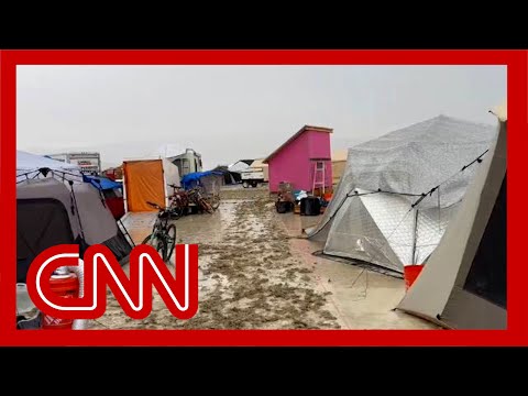 Thousands of people are stranded at Burning Man after heavy rains
