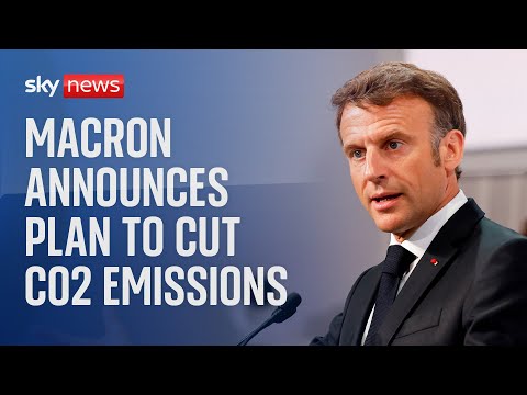 Watch live: President Macron presents plan to cut CO2 emissions by 2030