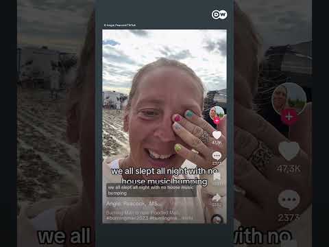 Burning Man stuck in the mud | #Shorts #BurningMan #DW