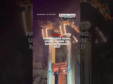 Passengers hang upside down on malfunctioned ride