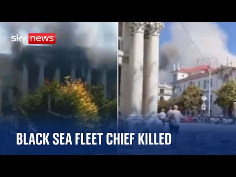 Ukraine claims Black Sea fleet commander has been killed