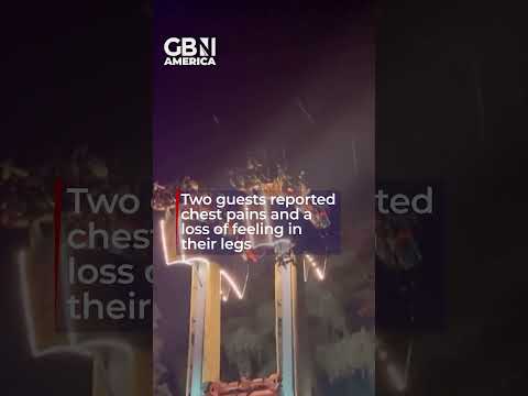 Thrillseekers held upside down for more than 30 minutes as ride malfunctions #GBNAmerica #GBNews
