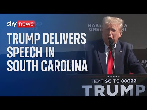 Donald Trump campaign speech in South Carolina