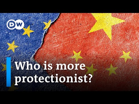 EU and China hold tense trade talks | DW News