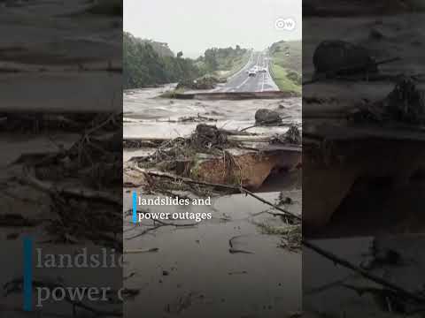 Extreme weather wreaks havoc in South Africa | DW #shorts