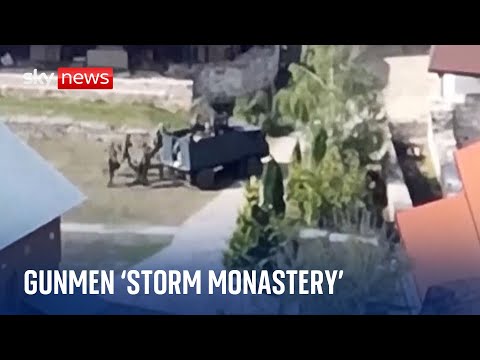 Gunmen ‘storm monastery after shooting policeman dead’