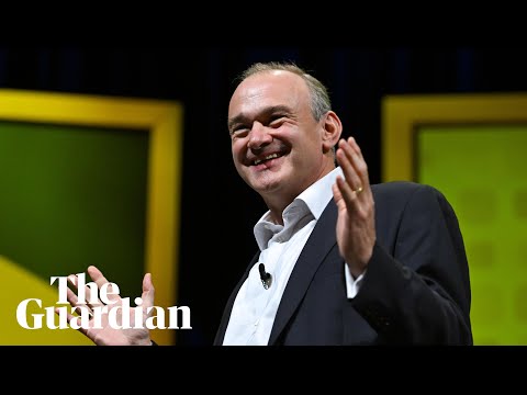 Liberal Dem leader Ed Davey delivers speech at party conference – watch live
