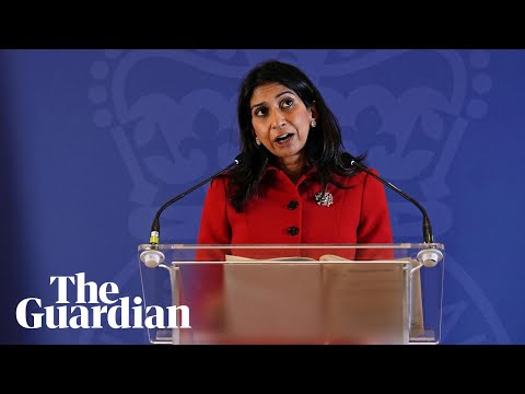 Home secretary Suella Braverman delivers speech on global refugee laws in Washington – watch live