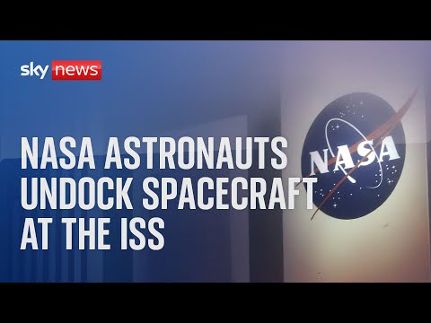 Watch live: NASA astronauts undock spacecraft at the International Space Station