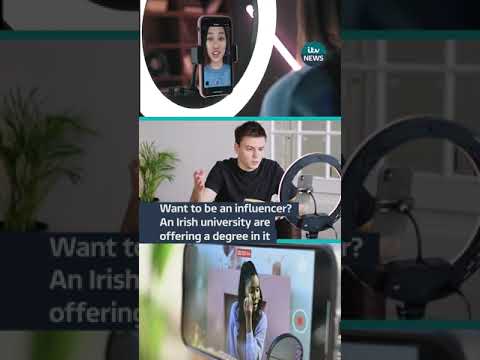 Want to be an influencer?An Irish university are offering a degree in it #ireland  #university
