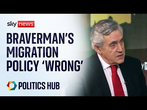 Braverman’s migration policy is ‘completely wrong’, says Gordon Brown