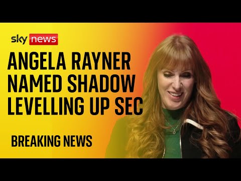 Angela Rayner appointed shadow levelling up secretary