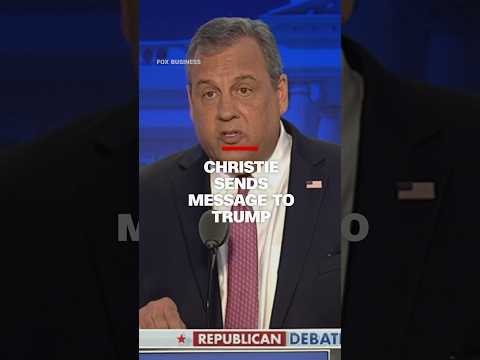 Christie sends message to Trump