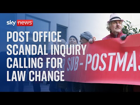 Watch live: Post Office inquiry urging government to take action after blocked compensation