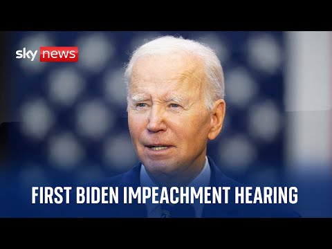 Watch live: First Biden impeachment hearing held in the US