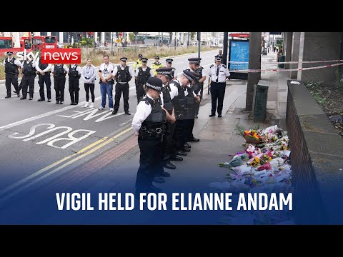 Watch live: Vigil held in Croydon after 15-year-old girl stabbed to death
