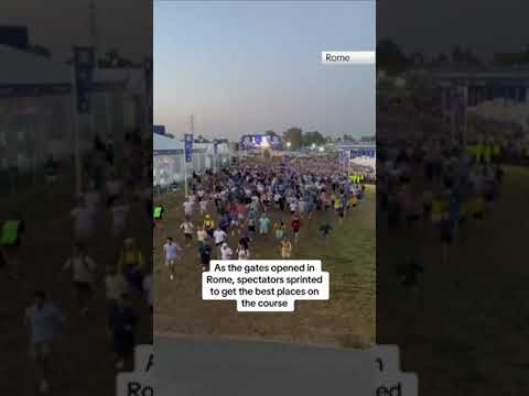 Chaos as gates open at Ryder Cup