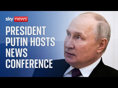 Russian President Vladimir Putin delivers speech in Moscow