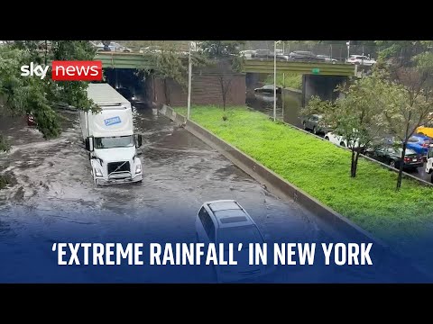 Watch live: State of emergency declared in New York after widespread flooding