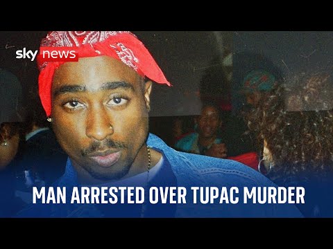 Watch live: Police hold news conference after man arrested over rapper Tupac Shakur’s murder