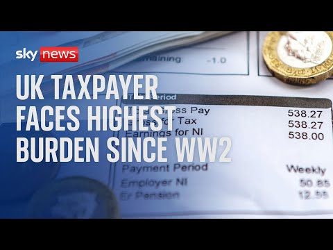 UK taxpayer facing historically high burden