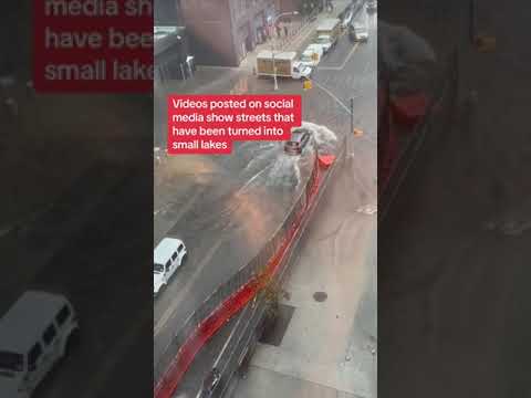 Flooding shuts NY airport terminal