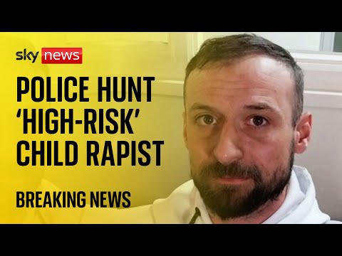 Police hunt convicted child rapist who poses ‘real risk to children and women’
