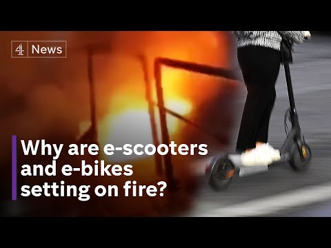 E-scooter fires rise – fire chiefs warn of lithium battery dangers