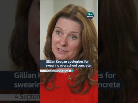 Gillian Keegan apologises for swearing over school concrete crisis #ITVNews #uk
