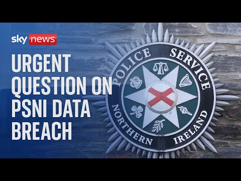 Urgent question on Police Service of Northern Ireland data breach  in House of Commons