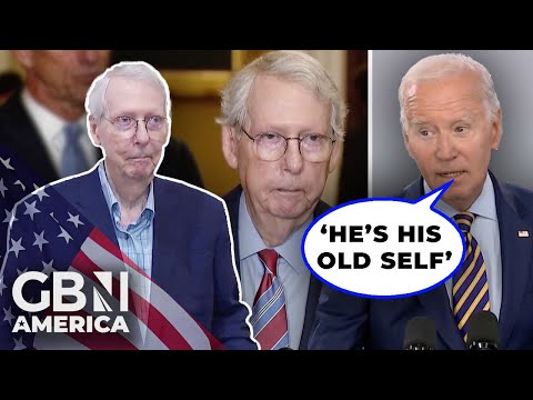 ‘He was his old self’ | President Joe Biden comments on Mitch McConnell freezing again